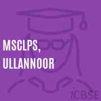 Msclps, Ullannoor Primary School Logo