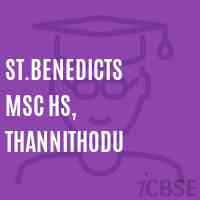 St.Benedicts Msc Hs, Thannithodu Secondary School Logo