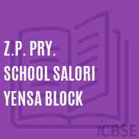 Z.P. Pry. School Salori Yensa Block Logo