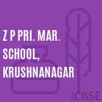 Z P Pri. Mar. School, Krushnanagar Logo