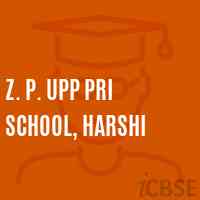 Z. P. Upp Pri School, Harshi Logo