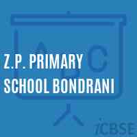 Z.P. Primary School Bondrani Logo