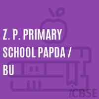 Z. P. Primary School Papda / Bu Logo