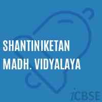 Shantiniketan Madh. Vidyalaya Secondary School Logo
