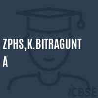 Zphs,K.Bitragunta Secondary School Logo