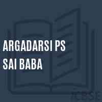Argadarsi Ps Sai Baba Primary School Logo