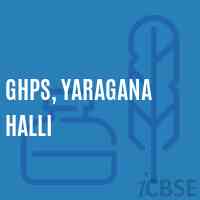 Ghps, Yaragana Halli Middle School Logo
