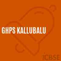 Ghps Kallubalu Middle School Logo