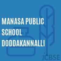Manasa Public School Doddakannalli Logo