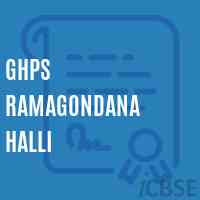 Ghps Ramagondana Halli Middle School Logo