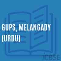 Gups, Melangady (Urdu) Middle School Logo