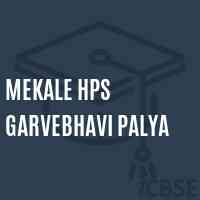 Mekale Hps Garvebhavi Palya Secondary School Logo
