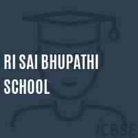 Ri Sai Bhupathi School Logo