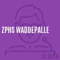 Zphs Waddepalle Secondary School Logo