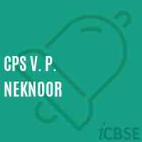 Cps V. P. Neknoor Primary School Logo