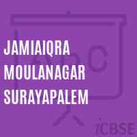 Jamiaiqra Moulanagar Surayapalem Middle School Logo