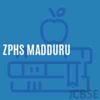 Zphs Madduru Secondary School Logo