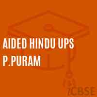 Aided Hindu Ups P.Puram Middle School Logo