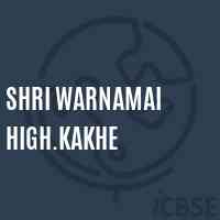 Shri Warnamai High.Kakhe Secondary School Logo