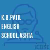 K.B.Patil English School,Ashta Logo