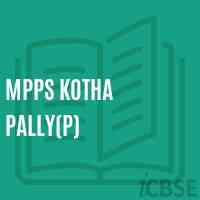 Mpps Kotha Pally(P) Primary School Logo