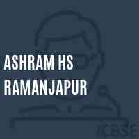 Ashram Hs Ramanjapur School Logo