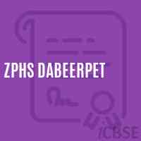 Zphs Dabeerpet Secondary School Logo