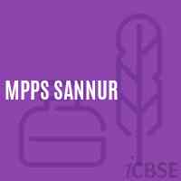 Mpps Sannur Primary School Logo