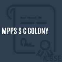 Mpps S C Colony Primary School Logo