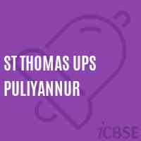 St Thomas Ups Puliyannur Middle School Logo