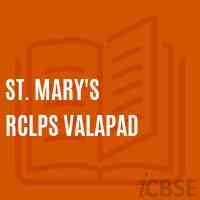 St. Mary'S Rclps Valapad Primary School Logo