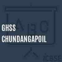 Ghss Chundangapoil Senior Secondary School Logo