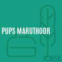 Pups Maruthoor Middle School Logo