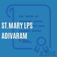 St.Mary Lps Adivaram Primary School Logo