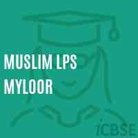 Muslim Lps Myloor Primary School Logo