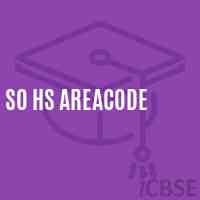 So Hs Areacode High School Logo