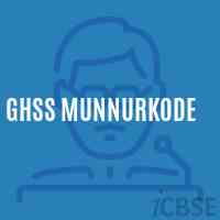 Ghss Munnurkode High School Logo