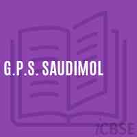 G.P.S. Saudimol Primary School Logo