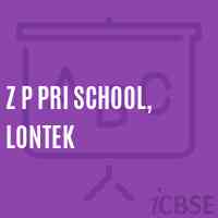 Z P Pri School, Lontek Logo