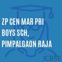 Zp Cen Mar Pri Boys Sch, Pimpalgaon Raja Primary School Logo