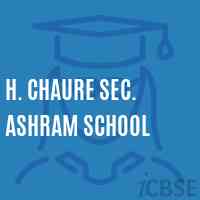 H. Chaure Sec. Ashram School Logo