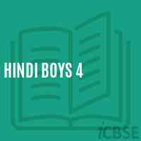 Hindi Boys 4 Primary School Logo