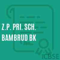 Z.P. Pri. Sch. Bambrud Bk Primary School Logo