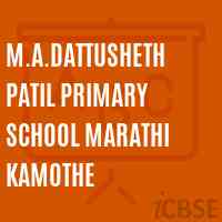 M.A.Dattusheth Patil Primary School Marathi Kamothe Logo