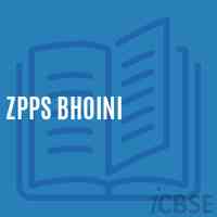Zpps Bhoini Primary School Logo