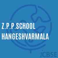 Z.P.P.School Hangeshvarmala Logo