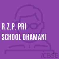 R.Z.P. Pri School Dhamani Logo