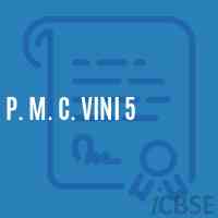 P. M. C. Vini 5 School Logo