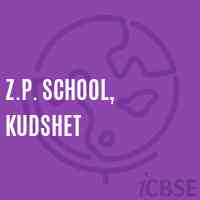 Z.P. School, Kudshet Logo
