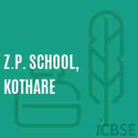 Z.P. School, Kothare Logo